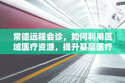 常德远程会诊，如何利用区域医疗资源，提升基层医疗服务质量？