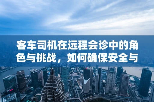 客车司机在远程会诊中的角色与挑战，如何确保安全与效率的平衡？