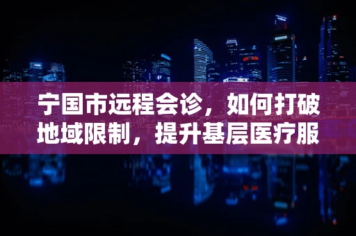 宁国市远程会诊，如何打破地域限制，提升基层医疗服务质量？