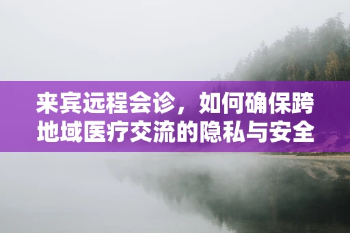 来宾远程会诊，如何确保跨地域医疗交流的隐私与安全？