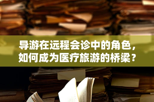 导游在远程会诊中的角色，如何成为医疗旅游的桥梁？