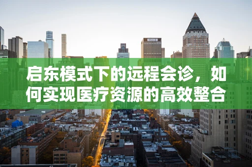 启东模式下的远程会诊，如何实现医疗资源的高效整合与优化？