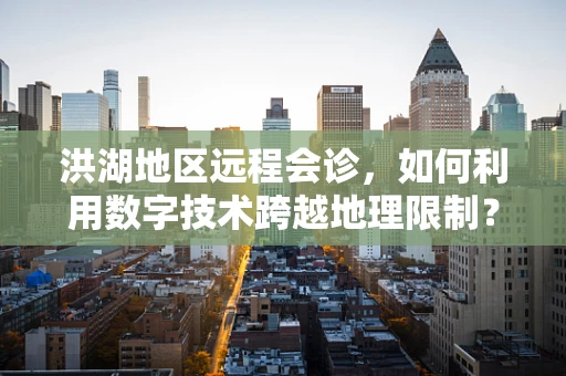 洪湖地区远程会诊，如何利用数字技术跨越地理限制？