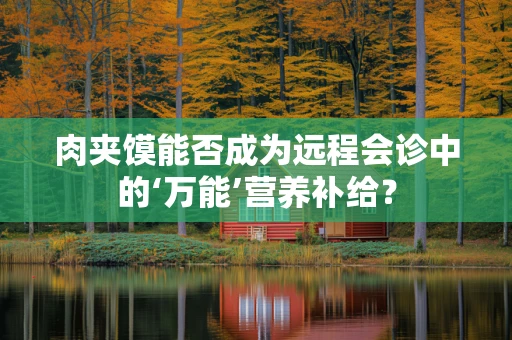 肉夹馍能否成为远程会诊中的‘万能’营养补给？